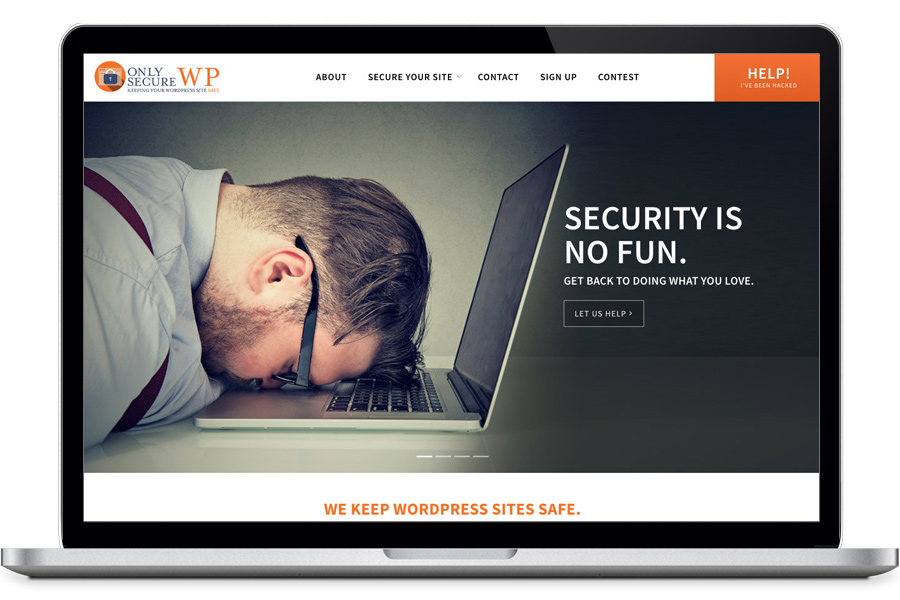 OnlySecureWP WordPress site - outsource web development company NC